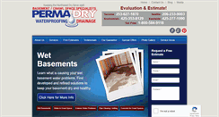 Desktop Screenshot of permadrywaterproofing.com